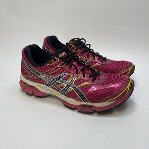 Y2K Asics Gel Cumulus 16 Electric Pink Women 9 US Running Shoes Sneakers 2000's